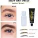 Reddhoon Eyebrow Tint Dye Kit Long Lasting Brow Dye Cream for Eyebrow Tinting Semi Permanent Eyebrow Dye Kit with Brush Makeup Tools for Professional and Beginner 02# Maroon - Buy Online on GoSupps.com
