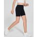 DEVOROPA Girls 5 Spandex Volleyball Shorts - Black Medium | Youth Athletic Gymnastics Dance Compression Shorts with Pocket - Buy Online on GoSupps.com