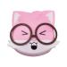 Yiurse contact duis for travel sweet contact lens container-portable animal cartoon contact glasses storage box |Accessories for eye contact lenses contact lens care products for daily pink