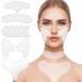 Forehead Wrinkle Patches 12 Sheets Face Anti Wrinkle Patches for Fine Wrinkles Silicone Neck Pad Forehead Pad Set Cleavage Pad Eye Pad for Reduce Fine Wrinkles Frown and Smile Lines for Women Girls