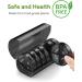 Large Weekly Pill Organizer 4 Times a Day | Portable Daily Pill Box for Vitamins & Supplements - Black - Buy Online on GoSupps.com