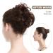 BARSDAR 100% Real Hair Extensions Dark Brown Updo Ties & Messy Bun 2pcs | Curly Hair Part for Women & Girls - Buy Online on GoSupps.com
