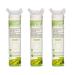 Masmi certified organic cosmetics pads round hypoallergenes not chlorine-free perfume free environmentally friendly healthier choice and ecological choice 3 x 80 pieces