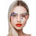 4th of July Face Temporary Tattoos - 10 Sheets Realistic USA Flag Fake Tattoos for Women, Kids, Independence Day Party - Buy Online on GoSupps.com