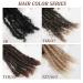Dreadlock Wigs for Black Women and Men | Short Braided Afro Wig | Synthetic Twist Faux Locs | T1B/27 Color - Buy Online on GoSupps.com