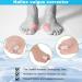  Autuuuckee Silicone Toe Spreader & Separator 4 Pairs for Bunions & Hallux Correction Comfort & Support in White  - Buy Online on GoSupps.com