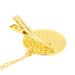 Personalized Golden Baby Pacifier A to Z - 26 Letters Curved Design Safe Materials Healthy Bling with Clips for Babies 6+ - Shop Now! - Buy Online on GoSupps.com