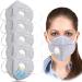 SpellLash Face Masks with Breathing Valve - 5 Pack | Breathable & Lightweight Sports Masks for Men & Women | Anti-Irritant Comfortable Gray Face Masks - Buy Online on GoSupps.com