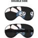 Unisex Insect Wings Eyes Cartoon Print Sleep Eye Mask - Soft Comfort Eye Shade for Travel Yoga & Shift Work - Buy Online on GoSupps.com