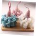 Housoutil Ice Cream Bath Ball - 2 Pcs Mesh Shower Puff & Loofah for Body Wash - Anti-Separation Polyester Sponge - Ideal for Men - International Shipping Available - Buy Online on GoSupps.com