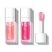 KYDA 2 Colors Hydrating Lip Glow Oil, Moisturizing Lip Oil Gloss Transparent Plumping Lip Gloss, Lip Oil Tinted for Lip Care and Dry Lip, by Ownest Beauty (#001+#015) 001+015