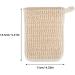 Natural Soap Bags for Soap Bars - 2PCS Exfoliating Cotton-Linen Pouch & Shower Scrubber - Buy Online on GoSupps.com