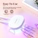 SAVILAND 36W Portable UV LED Nail Lamp for Gel Nails - Folding Stand Nail Dryer for Home DIY Salon - Buy Online on GoSupps.com