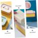 Ciieeo Kitchen Soap Holder 3 Pcs Double Layer Soap Dish Travel Soap Case Plastic Soap Case Plastic Soap Dish Draining Holder Soap Wall-mounted Preservation Box Pp Pink - Buy Online on GoSupps.com