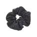Rhinestone Hair Scrunchie Embellished Elastics Hair Ties Bands Hair Ropes Bobbles Crystal Ponytail Holders Accessory for Womens Black