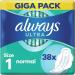 Always Ultra Normal Plus Sanitary Pads - 38 Count Pack of 1 - Buy Online on GoSupps.com
