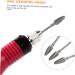 FRCOLOR Drill grinding head nail grinding bits pedicure drill bits nail drill tips extension nail driller manicure nail diamond bits Tungsten steel alloy to rotate Acrylic drill to 9.3x6cm - Buy Online on GoSupps.com