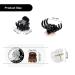 48pcs Mini Hair Claw Clips for Women Girls - Small Plastic Jaw Clamps in Black/Brown/Clear with Storage Box - Buy Online on GoSupps.com