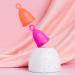 Buy Medium Silicone Ring Menstrual Cup - Reusable 10 Years with Loop Handle | Soft & Comfortable Peachcup - Buy Online on GoSupps.com