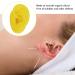 Pair of Yellow Silicone Ear Acupuncture Models - Waterproof, Soft & Bubble-Free - Buy Online on GoSupps.com
