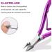 Buy Professional Stainless Steel Nail Skin Pliers & Cuticle Scissors - Purple Manicure & Pedicure Set for Ingrown Toenails - Buy Online on GoSupps.com