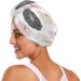 Doodle Cute Pumpkin Pattern Dry Hair Cap & Towel Set - 2 Piece Quick Drying Super Absorbent & Soft Headband - Buy Online on GoSupps.com