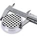 White Lines Black Plaid Portable Metal Pill Box | 3-Compartment Travel Organizer for Small Pills - Buy Online on GoSupps.com