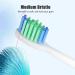 Auwish Electric Toothbrush Replacement Brush Head x 4 with Silicone Cover - Compatible with Auwish Sonic Toothbrushes - Buy Online on GoSupps.com