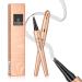 Eyebrow Microblading Pen - Eyebrow Pencil with an Upgrade Micro-Fork Tip Applicator Waterproof Long-Lasting Brow Pencil Creating Natural Looking Eyebrows (Gray)