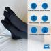 Zensah Bunion Ease Sock - Toe Separator Relief Sock for Bunions - Women and Men - Black/Grey - Large - Buy Online on GoSupps.com