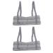 2 partial pelvic support belts set support belt for the lumbar spine support bandage for the lower back with trousers for the lumbar spine of women - slipping festival (s)