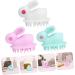 HOMSFOU 3pcs Soft Rubber Massage Comb & Shampoo Brush Set - Child-Friendly Hair & Scalp Massager for Ultimate Relaxation - Buy Online on GoSupps.com
