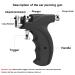 Professional Ear Piercing Gun Kit with 16 Pairs Hypoallergenic Earrings - Reusable for Body, Nose, Lip Piercings - Includes Sterling Silver and 18K White Gold Plated Studs - Black-White Gold - Buy Online on GoSupps.com