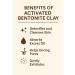 KAPTAN LDA 100 natural activated bentonite clay powder 100 g 95 Montmorillonite Natural Mineral Clay for Acne Oily Skin and DIY Skin Care Rich in silica Cosmetic quality - Buy Online on GoSupps.com