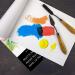 EBIVEN Disposable Palette Pad 9'' x 12'' - Pack of 40 Sheets | Coated Paper for Oil Paints Mixing - Buy Online on GoSupps.com