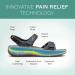 Orthofeet Women's Malibu Classic Sandals - Black, Size 6 | Anatomical Two-way Strap - Buy Online on GoSupps.com