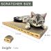 MECOOL Cat Scratcher Cardboard Pads - 3PCS Reversible Corrugated Lounge Bed with Catnip for Scratching & Play - Buy Online on GoSupps.com