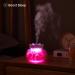 Essential Oil Diffusers & Salt Lamps | YeeQue Lotus Aromatherapy Diffuser - Himalayan Pink Crystal Auto Shut-Off 7 Colors LED Light for Home & Office - Buy Online on GoSupps.com