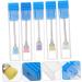 POPETPOP 5pcs Nail Dust Brush Nail Art Tool Set Manicure Pedicure Tool Set Nail Care Tools Cleaning Brush Nail for Cleaning Fingernail Nail Drill Machine Nail Dust Cleaner Drill Rig Metal 7.5x1.2cm Assorted Color - Buy Online on GoSupps.com