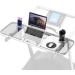 HEWYIOS Treadmill Desk Attachment Transparentï¼ŒTreadmill Laptop Holder Adjustable Height Ergonomic Treadmill Standing Workstation Standï¼ŒSuitable for Treadmill Handshake Width 13-33 inches