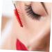 POPETPOP 20 pcs Diamond mascara brush clear mascara lash spoolie Makeup Eyelash Applicator eye shadow Miss 11.3x1.1cmx2pcs Orange Redx2pcs - Buy Online on GoSupps.com