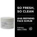 Blind Barber AHA Exfoliating Face Scrub for Men - Daily Facial Scrub to Clear Pores Remove Dirt & Oil Smooth Skin Texture - 6 Oz Quartz Powder Cleanser - Buy Online on GoSupps.com