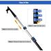 Playinyard 12ft Telescoping Boat Hook for Docking | Lightweight Aluminum Dock Pole | Floating & Multipurpose | Black - Buy Online on GoSupps.com