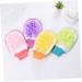 Beavorty 6pcs Exfoliating Bath Gloves - Dead Skin Remover & Shower Glove Set | Double-Sided 23x14cm - Buy Online on GoSupps.com