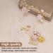 EIHI 3 Pieces Rose Accessory Cheveux Mariage Bijoux Cheveux Pince Cheveux Mariage Bijoux Cheveux Mariage Bijoux de Cheveux pour Femme A - Buy Online on GoSupps.com