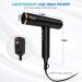 Nicebay Ionic Hair Dryer - Professional 1600W Blow Dryer with 3 Attachments High-Speed Brushless Motor Lightweight & Low Noise Black & Gold - Buy Online on GoSupps.com