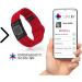 LIFE ID Pin-Tuck Medical Alert Bracelet | Free Online Profile | Fits 5-9 Wrists | Recycled Packaging | Black/Charcoal - Buy Online on GoSupps.com