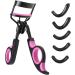 Professional Eyelash Curler with 5 Silicone Refills - Essential Makeup Tool for Women - Buy Online on GoSupps.com