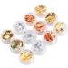 Gold Silver Manicure Paper Manicure Irregular Aluminum Foil Nail Paper Gold Silver Nail Decorative Paper Glitter Manicure Paper 12 Cans - Buy Online on GoSupps.com