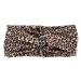 Women Headbands Headwrap Yoga Workout Sport Thick Head Bands Stretchy Hair Bands Solid Color (M Leopard) Medium (Pack of 1) Leopard